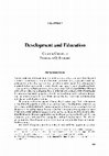 Research paper thumbnail of Development and Education