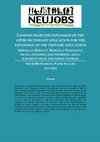 Research paper thumbnail of Lessons from the Expansion of the Upper Secondary Education for the Expansion of the Tertiary Education