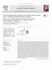 Research paper thumbnail of Chromium liquid waste inertization in an inorganic alkali activated matrix: Leaching and NMR multinuclear approach