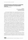 Research paper thumbnail of Criminal Governance in Latin America in Comparative Perspective: Introduction to the Special Issue