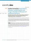 Research paper thumbnail of Author Correction: Associations between carabid beetles and fungi in the light of 200 years of published literature