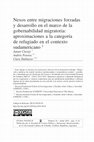 Research paper thumbnail of Nexos entre migraciones forzadas y desarrollo en el marco de la gobernabilidad migratoria: aproximaciones a la categoría de refugiado en el contexto sudamericano