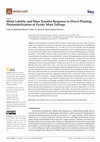 Research paper thumbnail of Metal Lability and Mass Transfer Response to Direct-Planting Phytostabilization of Pyritic Mine Tailings