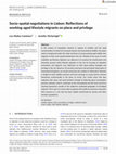 Research paper thumbnail of Socio-spatial negotiations in Lisbon: Reflections of working-aged lifestyle migrants on place and privilege