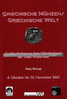 Research paper thumbnail of Griechische Münzen - Griechische Welt. Kostbarkeiten aus dem Münzkabinett der Stadt Winterthur, Innsbruck 2003 (76 Seiten, 63 Abbildungen; Broschur).