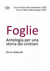 Research paper thumbnail of FOGLIE. ANTOLOGIA PER UNA STORIA DEI CRISTIANI, A.A. 2022-23