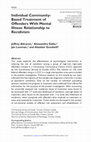 Research paper thumbnail of Article Individual Community- Based Treatment of Offenders With Mental Illness: Relationship to