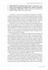 Research paper thumbnail of recensão a VERGAMOTA, João Alberto Simão (2021). A nomeação e o sustento do clero paroquial em Portugal antes e durante a monarquia constitucional (1820-1910). Madrid: Ediciones Universidad San Dámaso, 438 pp., ISBN: 978-84-17561-39-0