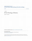 Research paper thumbnail of BT 825 Theology of Ministry