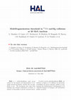 Research paper thumbnail of Multifragmentation threshold in 93Nb+natMg collisions at 30 MeV/nucleon