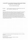 Research paper thumbnail of Assessing ITRF Conversion Models for Kinematic GNSS Topographic Mapping in Coastal Areas: A Case Study in Egypt