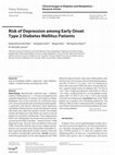 Research paper thumbnail of Risk of Depression among Early Onset Type 2 Diabetes Mellitus Patients