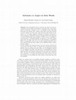 Research paper thumbnail of Automata vs. Logics on Data Words