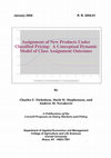 Research paper thumbnail of Assignment of New Products Under Classified Pricing: A Conceptual Dynamic Model of Class Assignment Outcomes