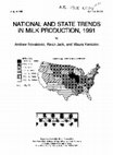 Research paper thumbnail of National and State Trends in Milk Production, 1991