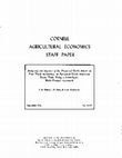 Research paper thumbnail of Analyzing the Impacts of the Proposed North American Free Trade Agreement on European-North American Dairy Trade Using a Joint-Input, Multi-Product Approach