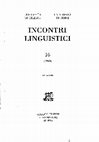 Research paper thumbnail of Intorno al latino "cultura": osservazioni tra linguistica e antropologia