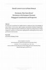 Research paper thumbnail of Partimento, Waer bestu bleven? Partimento in the European Classroom: Pedagogical Considerations and Perspectives