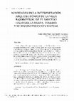 Research paper thumbnail of Novedades en La Interpretación Arquitectonica De La Villa Bajoimperial De El Saucedo (Talavera La Nueva, Toledo) y Su Reconstrucción Virtual