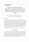 Research paper thumbnail of The Effect of Treatment Time on Dimensionally Stability, Moisture Content and Mechanical Properties of Heat Treated Anatolian Chestnut (Castanea sativa Mill.) Wood