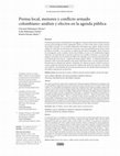 Research paper thumbnail of Prensa local, menores y conflicto armado colombiano: análisis y efectos en la agenda pública