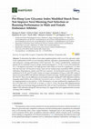 Research paper thumbnail of Pre-Sleep Low Glycemic Index Modified Starch Does Not Improve Next-Morning Fuel Selection or Running Performance in Male and Female Endurance Athletes