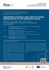 Research paper thumbnail of GENDER(ED) VIOLENCE AND CONSTITUTIONAL DEGRADATION IN THE EUROPEAN UNION