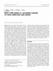 Research paper thumbnail of Effects of UVB radiation in a microbenthic community of a marine shallow-water sandy sediment