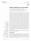 Research paper thumbnail of Casting a Wider Net on Ocean NETs