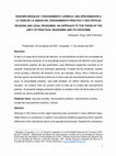 Research paper thumbnail of RAZONES MORALES Y RAZONAMIENTO JURÍDICO: UNA APROXIMACIÓN A LA TESIS DE LA UNIDAD DEL RAZONAMIENTO PRÁCTICO Y SUS CRÍTICAS REASONS AND LEGAL REASONING: AN APPROACH TO THE THESIS OF THE UNITY OF PRACTICAL REASONING AND ITS CRITICISMS