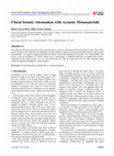 Research paper thumbnail of Chiral Seismic Attenuation with Acoustic Metamaterials