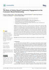 Research paper thumbnail of The Role of Online Brand Community Engagement on the Consumer–Brand Relationship