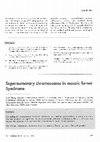 Research paper thumbnail of Supernumerary chromosomes in mosaic Turner syndrome