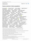 Research paper thumbnail of Noonan syndrome in diverse populations