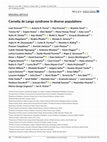 Research paper thumbnail of Cornelia de Lange syndrome in diverse populations