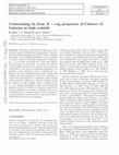 Research paper thumbnail of Constraining ${\Omega_{0}}$ from X-ray properties of Clusters of Galaxies at high redshift