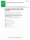 Research paper thumbnail of Electromagnetic analysis for the side-coupled cavity-type interaction structure for the linear accelerators