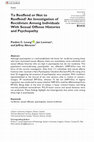 Research paper thumbnail of To Reoffend or Not to Reoffend? An Investigation of Recidivism Among Individuals With Sexual Offense Histories and Psychopathy