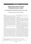 Research paper thumbnail of Acute Mediastinitis. Retrospective Analysis of 12 Cases