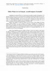 Research paper thumbnail of Éditer Primo Levi en français : un défi toujours d’actualité (2022)