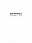 Research paper thumbnail of Proceedings of Gandhi Jayanti Seminar on "Embracing the Other"