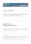 Research paper thumbnail of Alberto Domingo Molinario y el iusnaturalismo católico en un universo jurídico laico