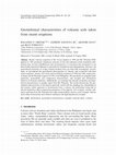 Research paper thumbnail of Geotechnical Characteristics of Volcanic Soils Taken from Recent Eruptions