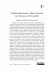 Research paper thumbnail of Giuliana Benvenuti – Remo Ceserani, La letteratura nell'età globale