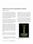 Research paper thumbnail of Tumi con escena de trepanación craneana