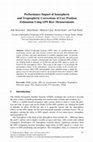 Research paper thumbnail of Performance Impact of Ionospheric and Tropospheric Corrections of User Position Estimation Using GPS Raw Measurements