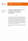 Research paper thumbnail of A mulher no ambiente digital: repensar as tecnologias da informação e da comunicação à luz do feminismo interseccional