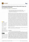 Research paper thumbnail of Examining the Relationship between Renewable Energy and Environmental Awareness