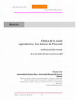 Research paper thumbnail of Crítica de la razón reproductiva