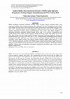 Research paper thumbnail of Analisis Risiko Musculoskeletal Disorders (MSDs) pada Operator Pengelasan (Welding) Bagian Manufakturing di PT X Tahun 2019